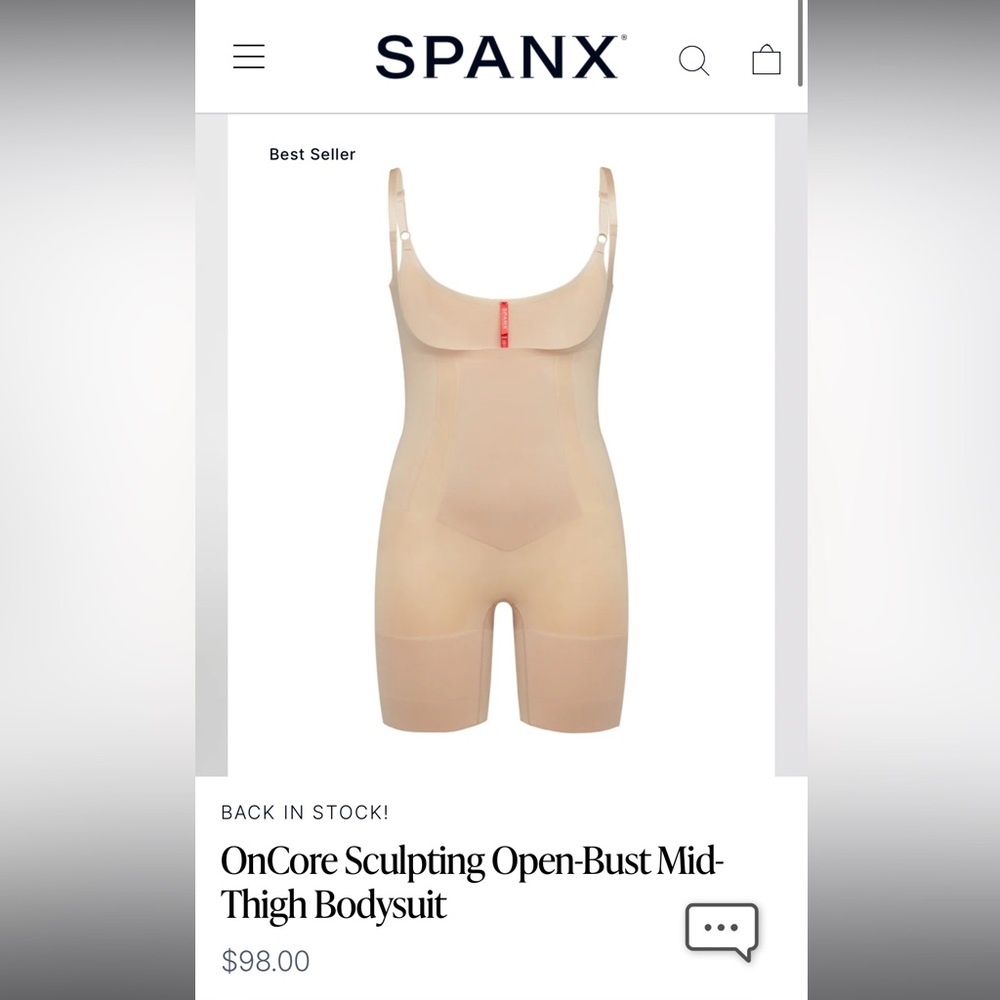 SPANX Sculpting Bodysuit